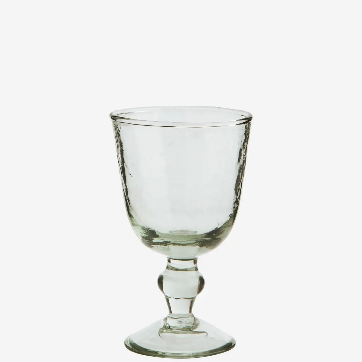 Hammered Wine Glass Clear Glass - LEEF mode en accessoires