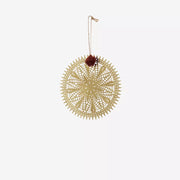 Hanging Iron Ornament D:12cm Gold - LEEF mode en accessoires