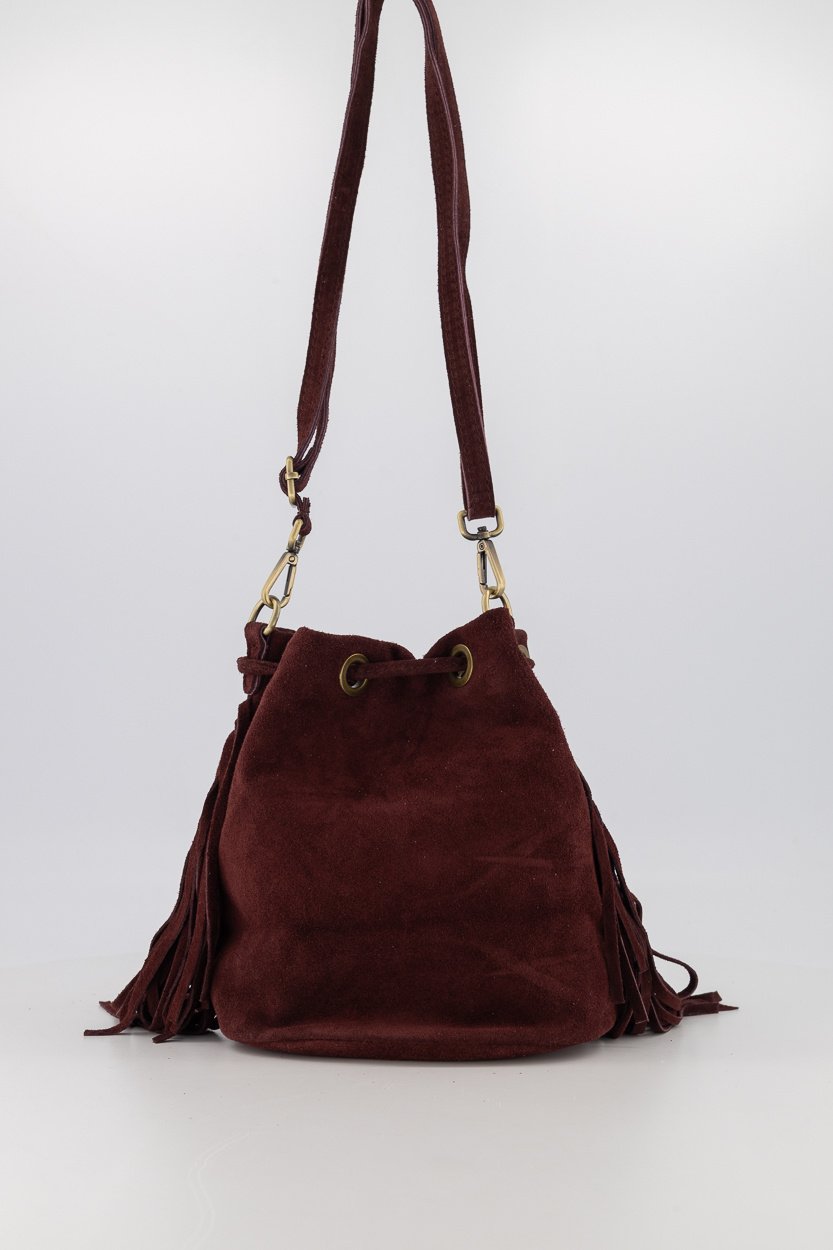 Hazel Suede D58 Burgundy