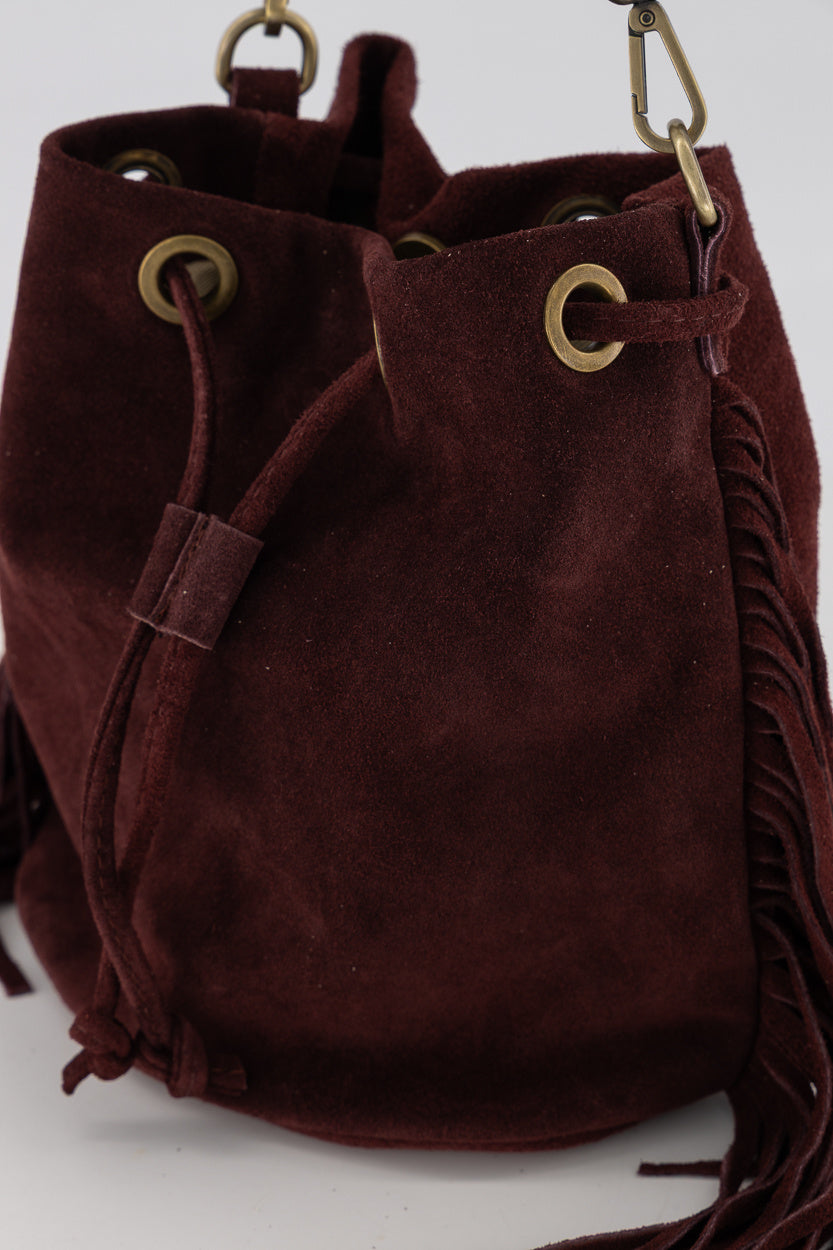 Hazel Suede D58 Burgundy