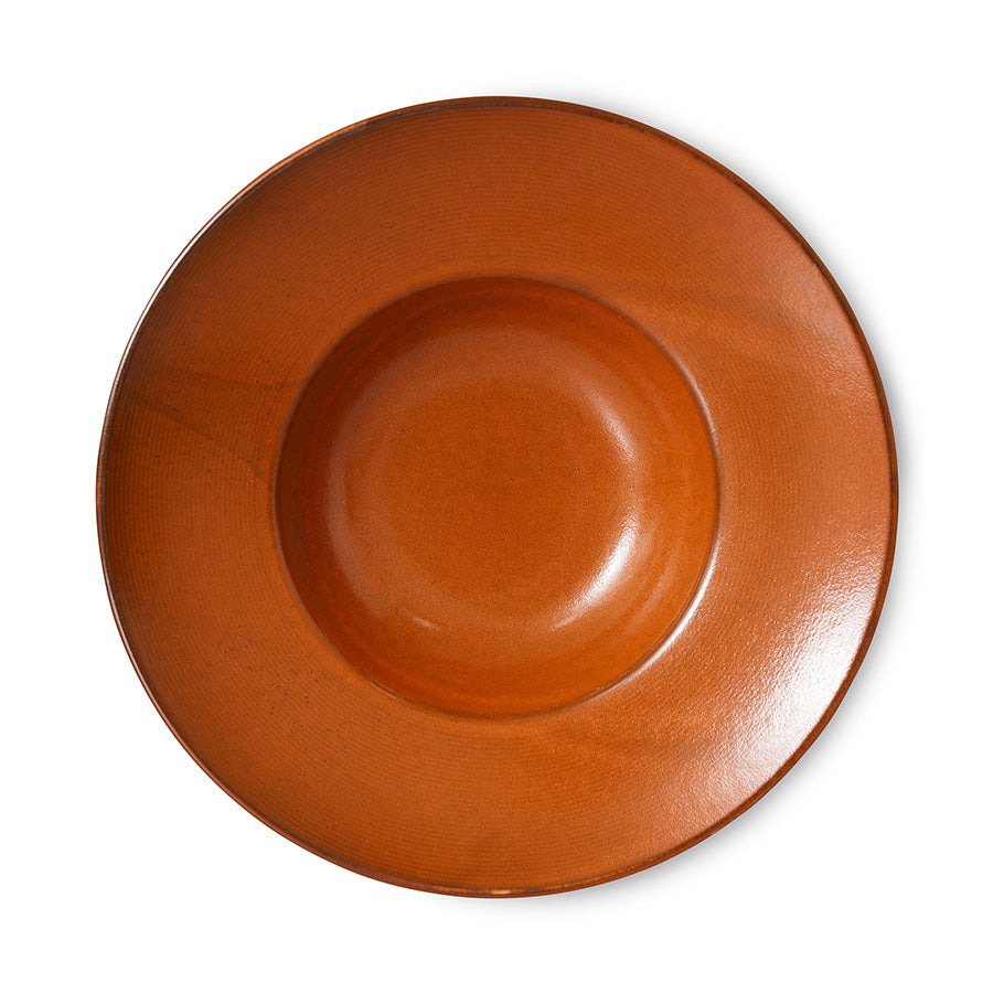 HomeChefCeramicsPastaPlateBurnedOrangeBurnedOrange__1