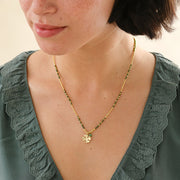 Honored Aventurine Necklace Gold Colored Aventurine - LEEF mode en accessoires