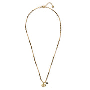 Honored Black Onyx Necklace Gold Colored Black onyx - LEEF mode en accessoires