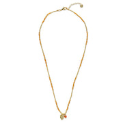 Honored Carnelian\Necklace Gold Colored Carnelian - LEEF mode en accessoires