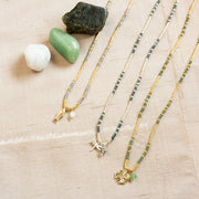 Honored Moonstone Necklace Gold Colored Moonstone - LEEF mode en accessoires