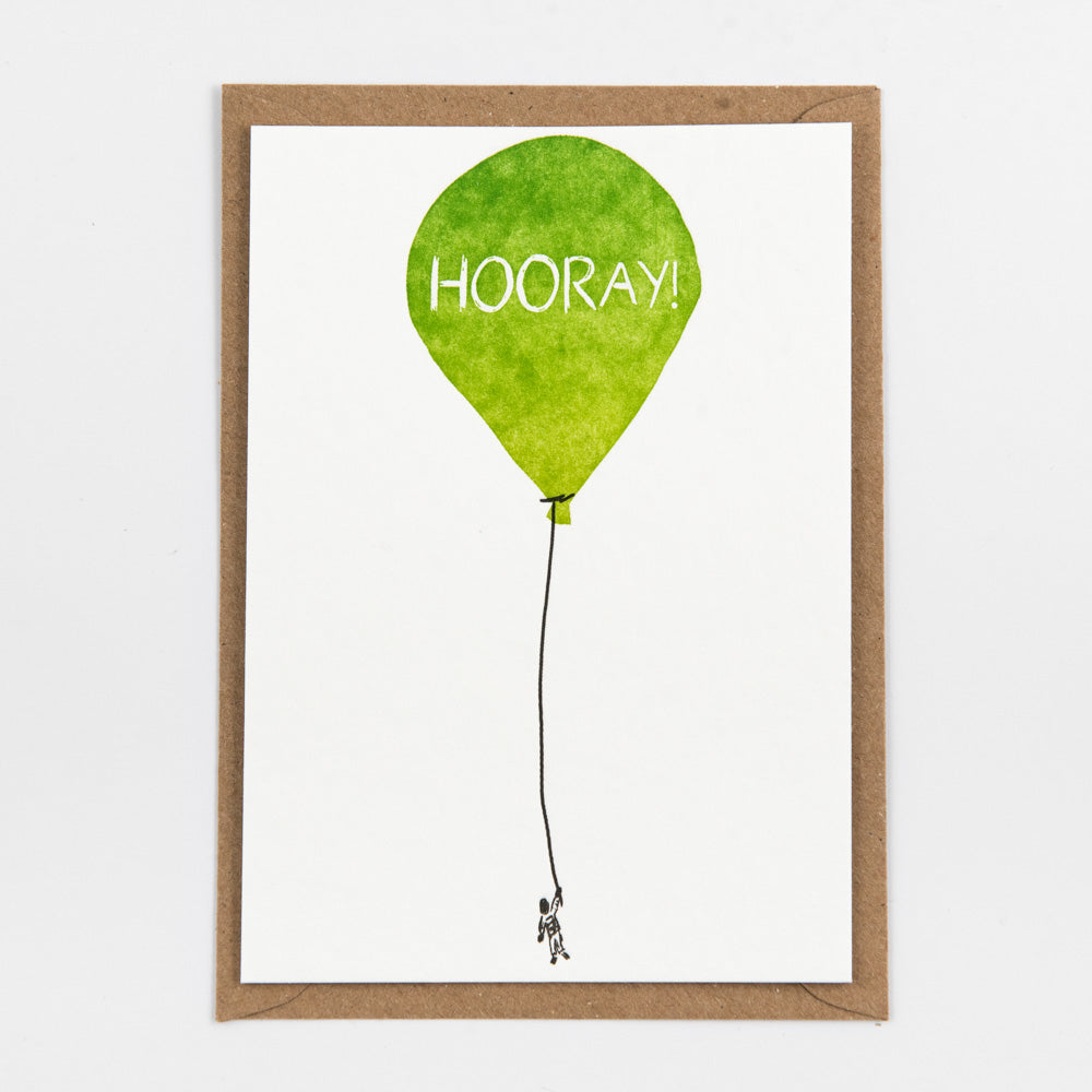 Hooray-ballon van Mr & Ms Flash, decoratieve ballon met feestelijke opdruk