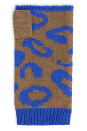 Blauwe IAELINA wanten van ICHI met nautische blauwe kleur en warme voering, geschikt voor winterse omstandigheden.