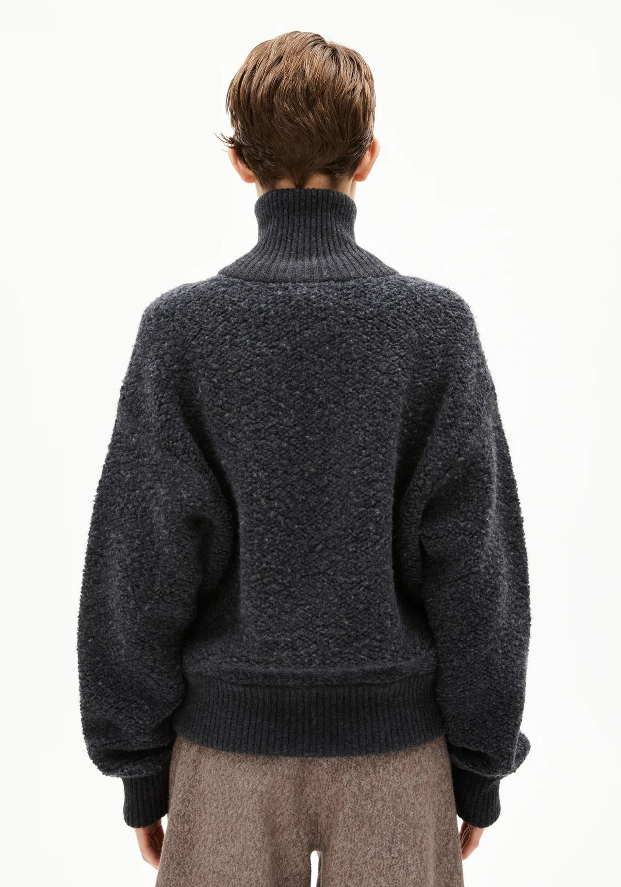 ICONIC A GWENAA BLOUCLE 3029 Steel melange-oatmilk