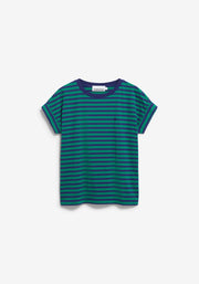 IDAARA STRIPES 3357 Emerald Green-Blue Noon - LEEF mode en accessoires