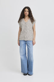 IHBELABLUE WA 200317 light grey melange - LEEF mode en accessoires