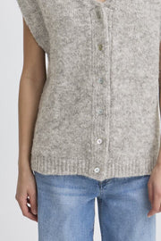 IHBELABLUE WA 200317 light grey melange - LEEF mode en accessoires