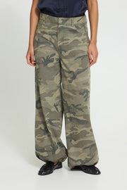 ICHI IHCARMOCA bomberjack 900023683 in camogroen met camouflageprint