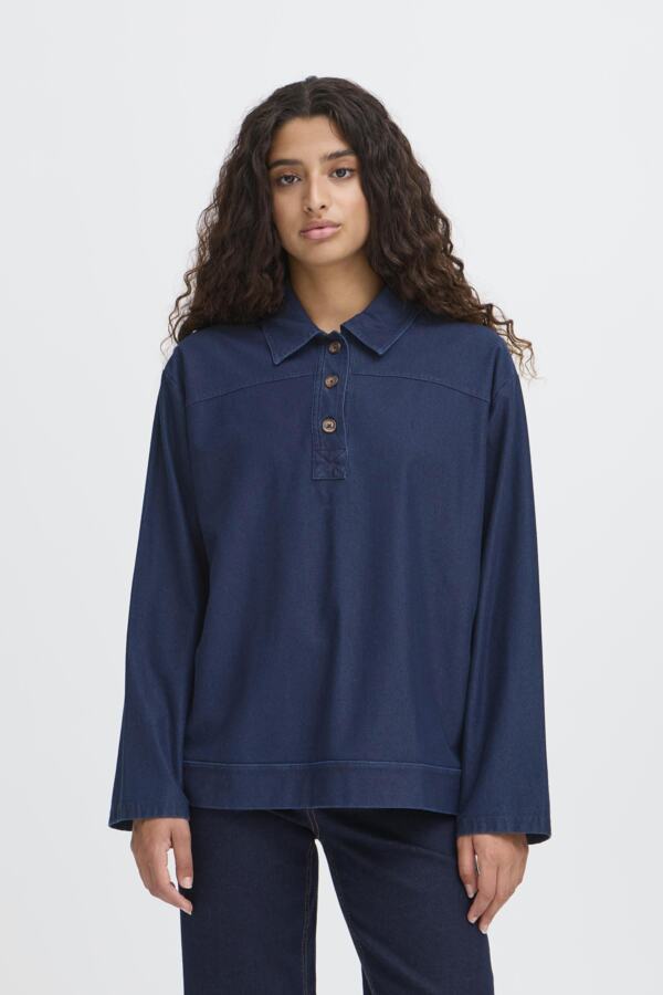 IHKATE DENIM LS 900000556 Dark Blue