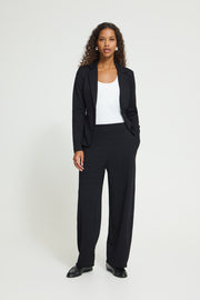 ICHI IHKATE Sparkelly barrelbroek in zwart met glanzende details