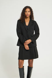 Ichi IHKATE Sparkelly oversized blouse in zwart met glanzende details