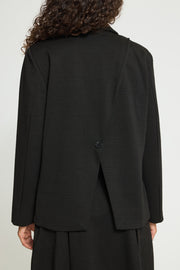 ICHI IHKATE Sparkelly oversized blouse in zwart met glanzende details