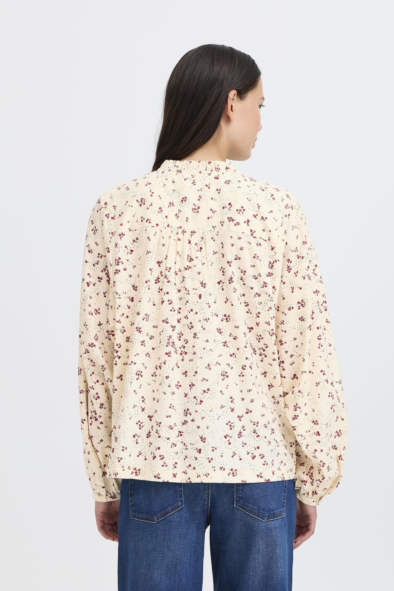 IHLANORA SH 900001207 Maroon Small Flower-White