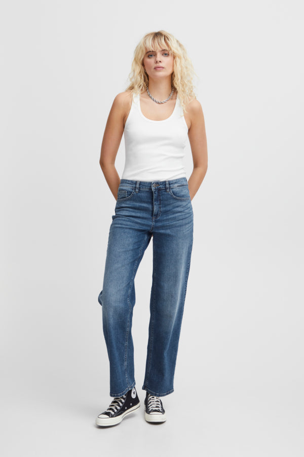 IHTWIGGY STRAIGHT 19037 Medium Blue - LEEF mode en accessoires