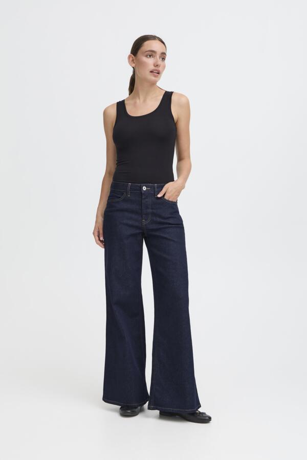 IHTWIGGY WIDE  Denim Authentic Blue