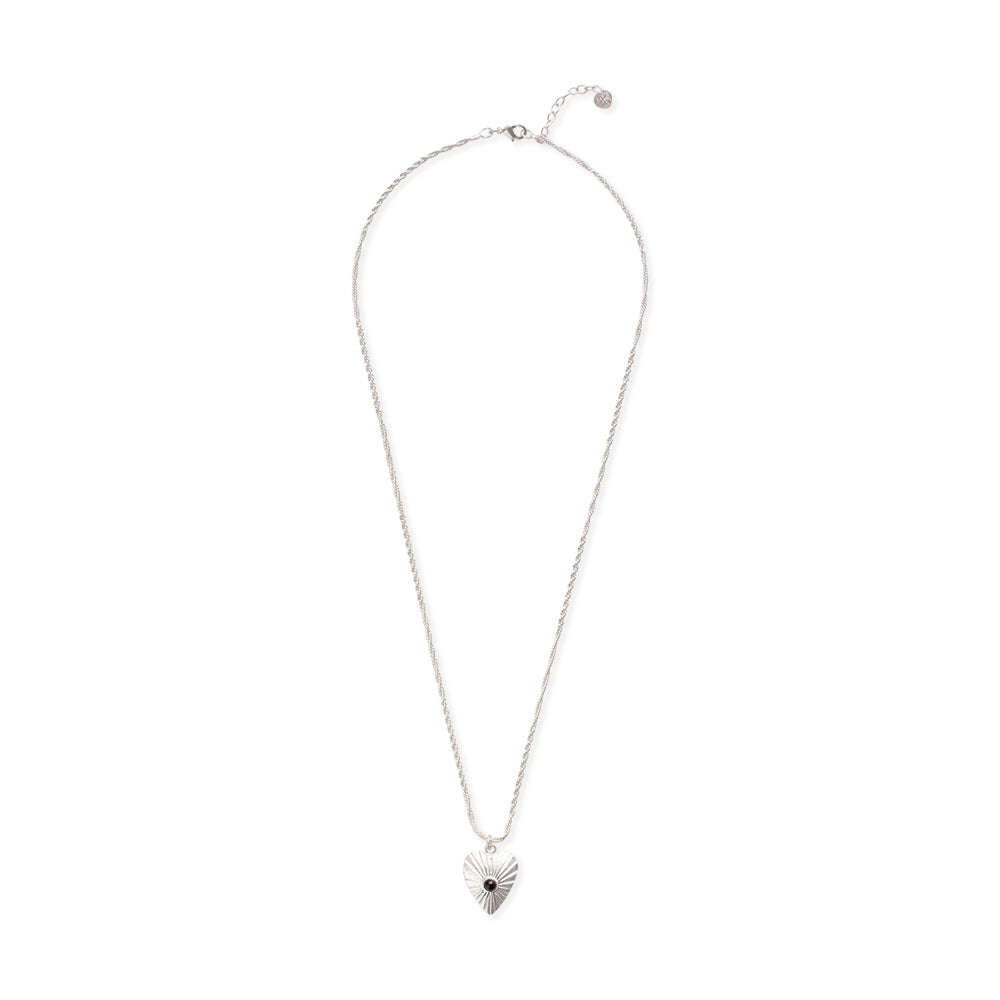 IgniteGarnetSilverPlatedNecklaceGarnet__1