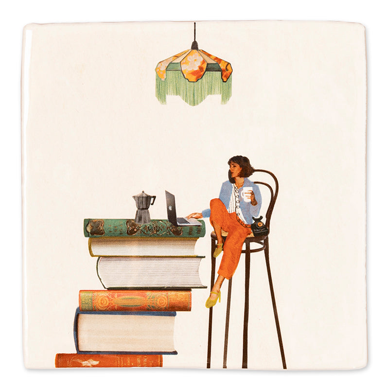 Decoratieve tegel van 10x10cm van StoryTiles met tekst 'I got this' op een witte achtergrond.