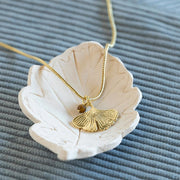 Imagine Tiger Eye Necklace Gold Plated Tiger eye - LEEF mode en accessoires