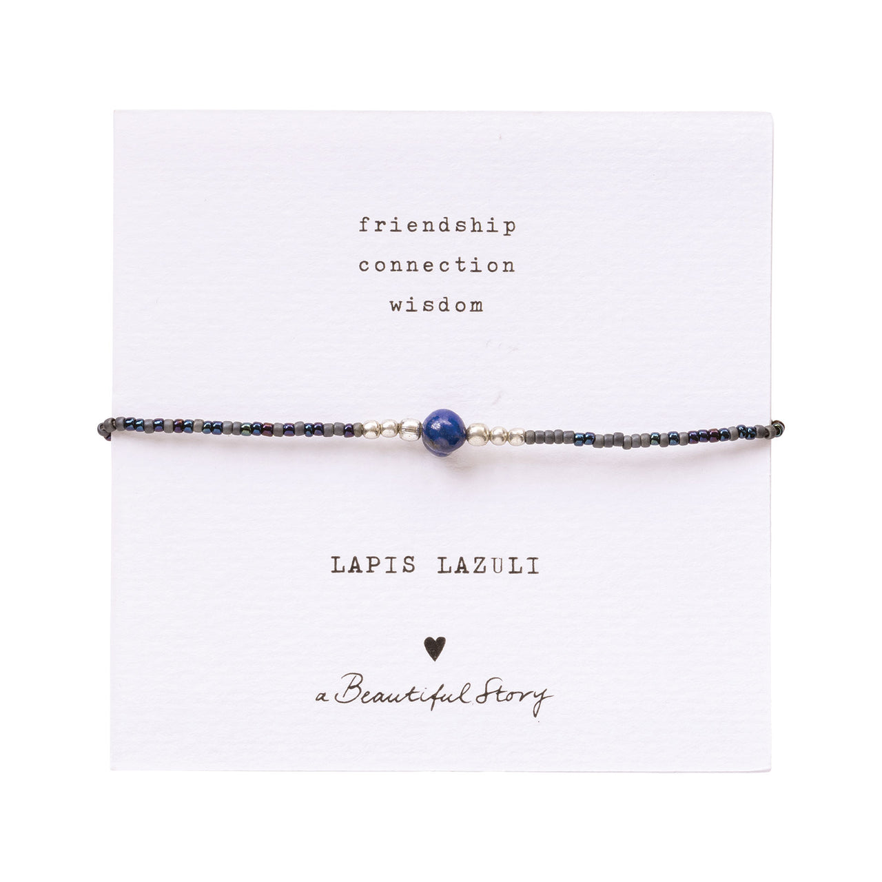 Iris Card Lapis Lazulli Bracelet SC Lapis Lazuli - LEEF mode en accessoires