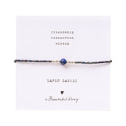 Iris Card Lapis Lazulli Bracelet SC Lapis Lazuli - LEEF mode en accessoires