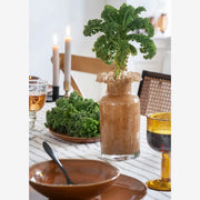 Iron Candle Holder H:9cm Ant. Brass - LEEF mode en accessoires