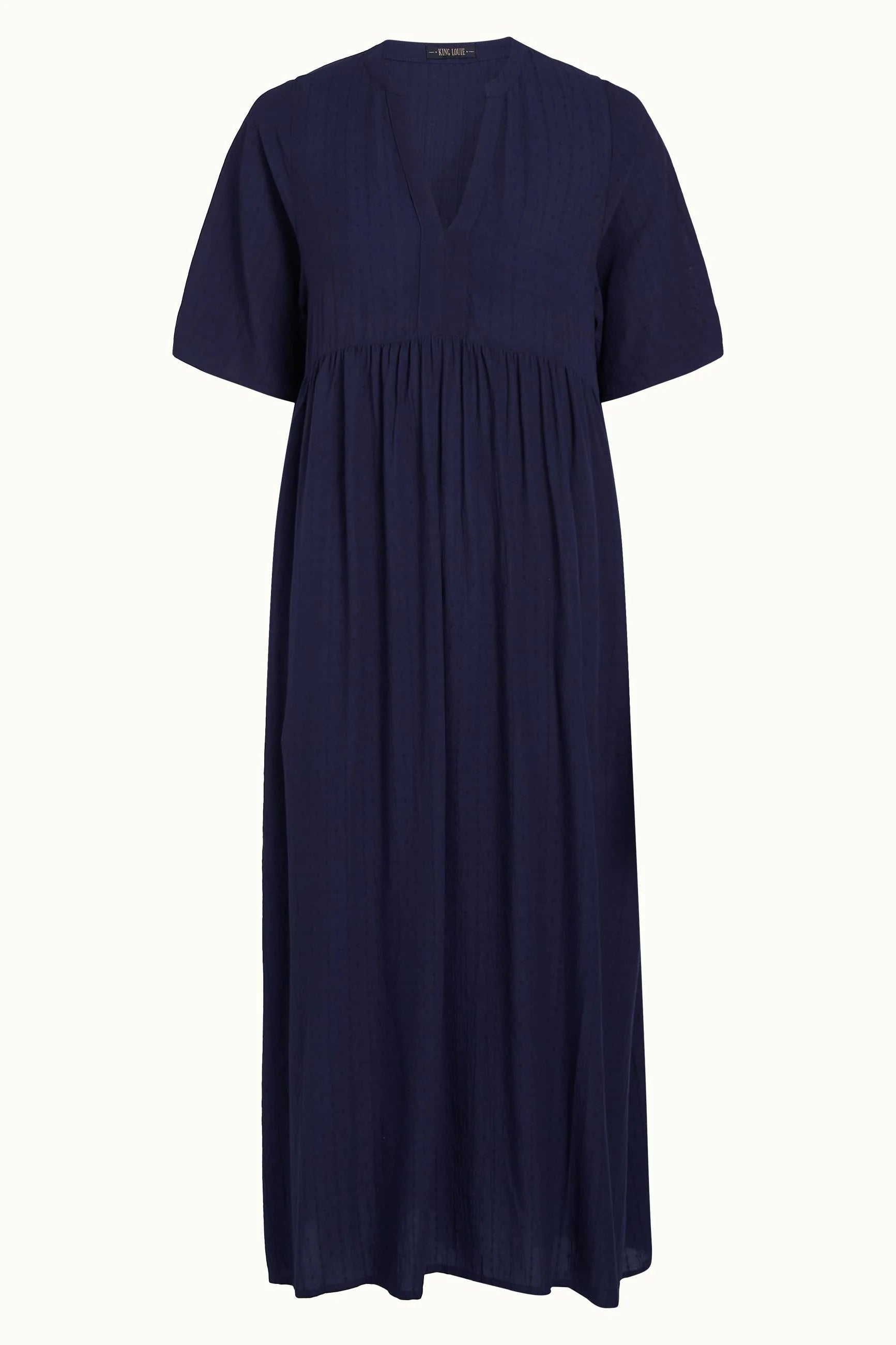 Ivana Dress Tortoise 445 Evening Blue - LEEF mode en accessoires
