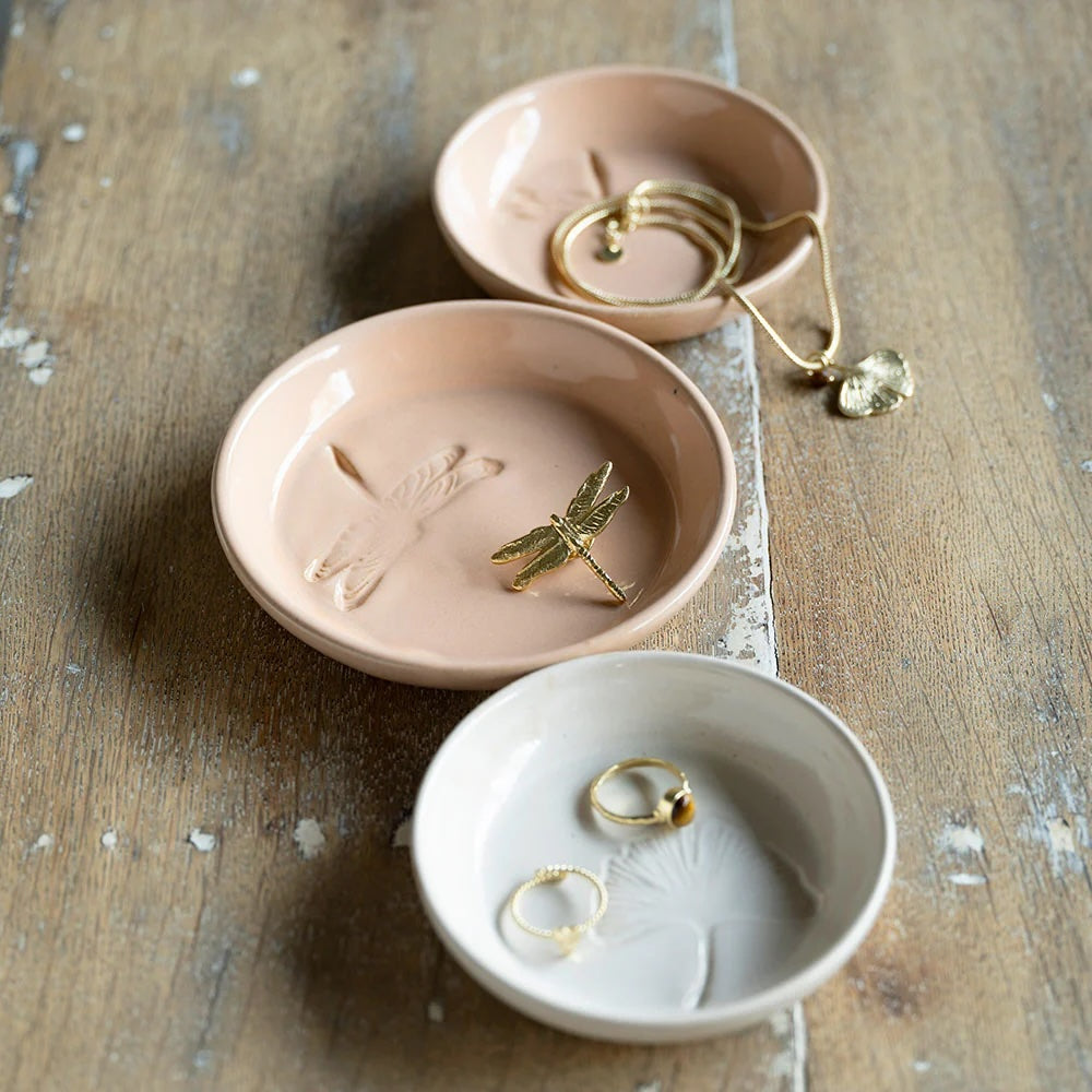 Jewelry Dish Medium Dragonfly Peach Peach - LEEF mode en accessoires