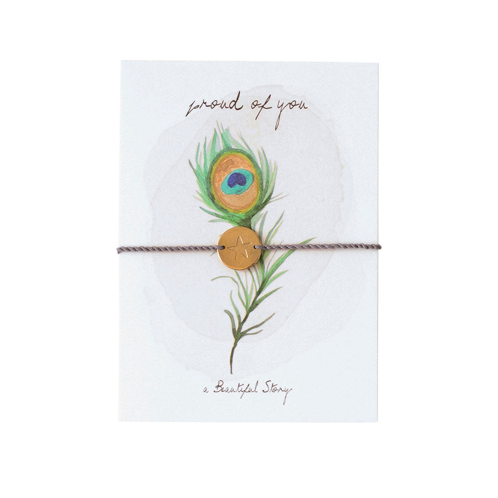Jewelry Postcard Peacock - LEEF mode en accessoires