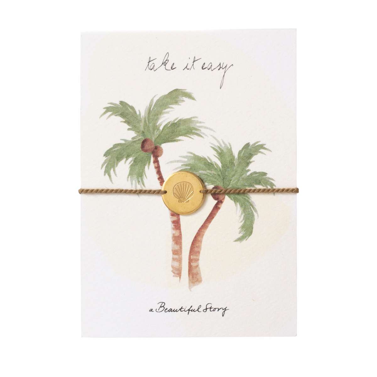 Jewelry Postcard palm Trees - LEEF mode en accessoires