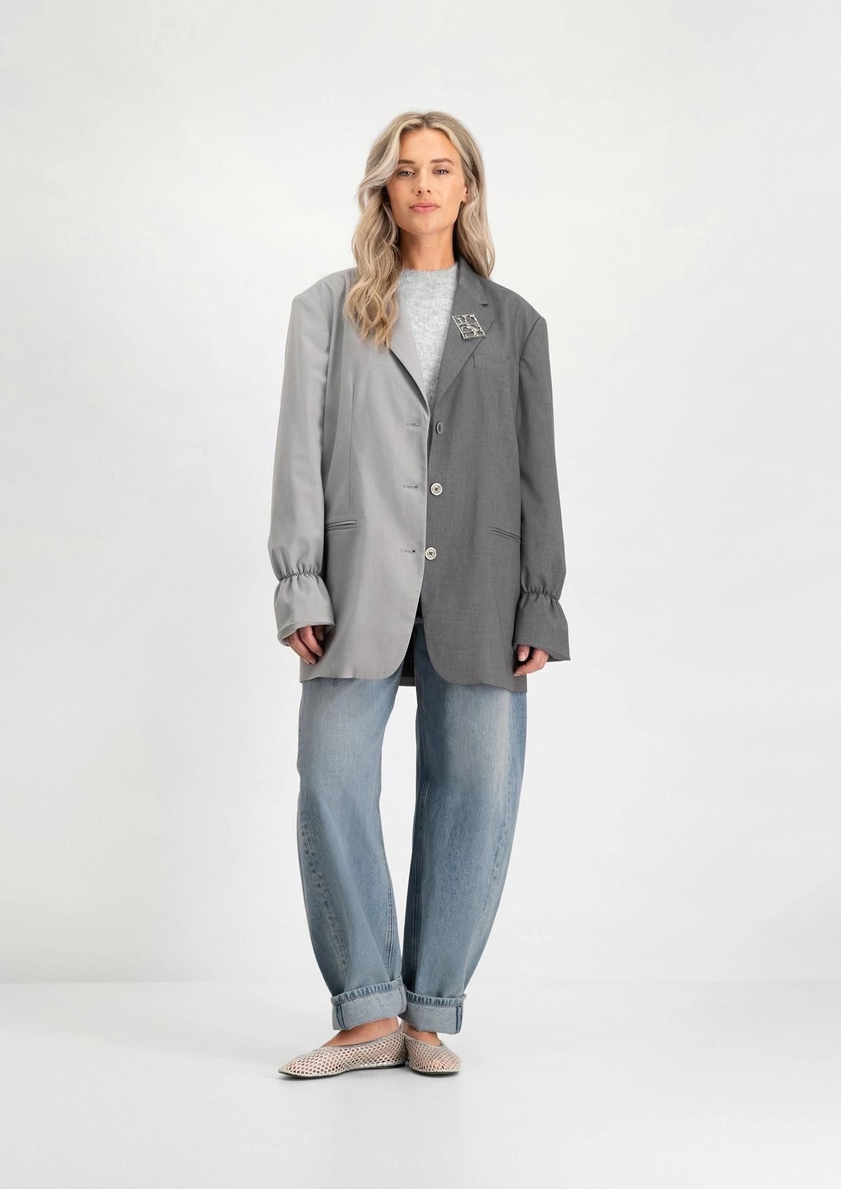 Jimmie Blazer 1558 2 Tone Grey