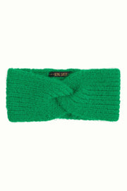 Groene Jules Headband Posh 240 van King Louie, zachte stoffen en opvallende bloemenprint, elegant accessoire voor dames