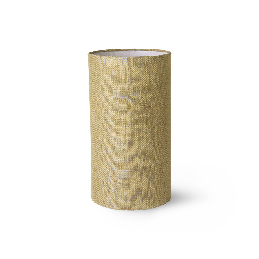 Jute Cylinder Lamp Shade Jade Green - LEEF mode en accessoires