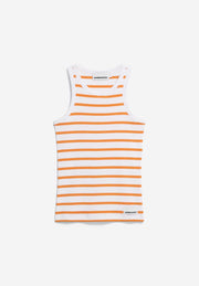 KANITAA STRIPES 3085 White-light Tangerine - LEEF mode en accessoires