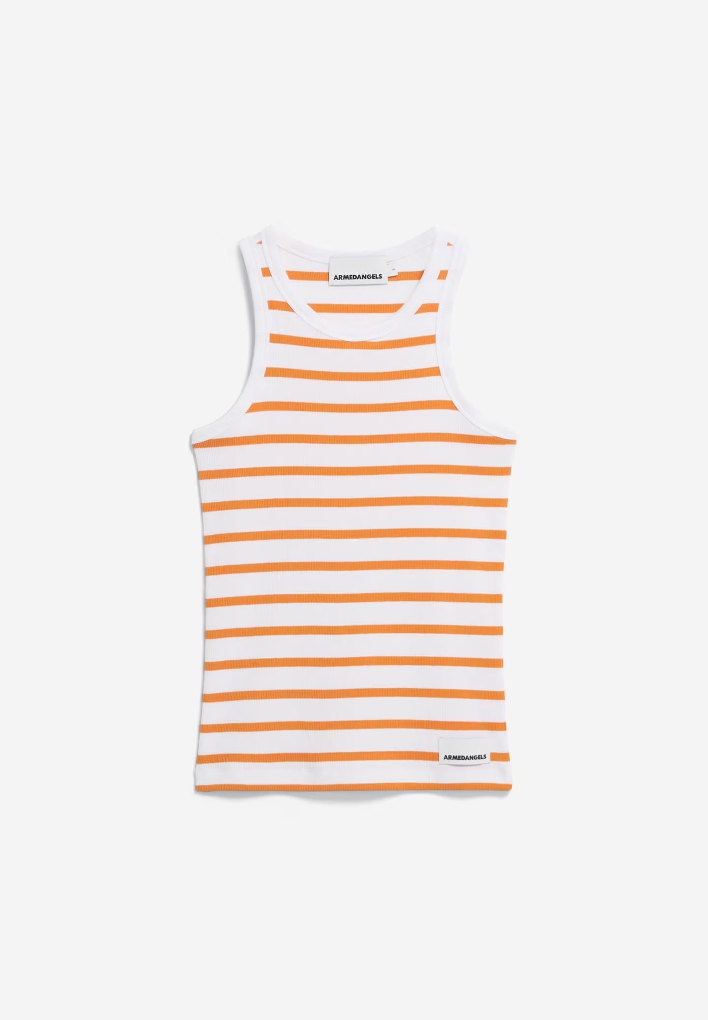 KANITAA STRIPES 3085 White-light Tangerine - LEEF mode en accessoires