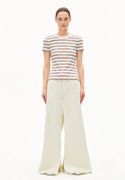 KARDAA STRIPES 3094 White-Pale Umber - LEEF mode en accessoires