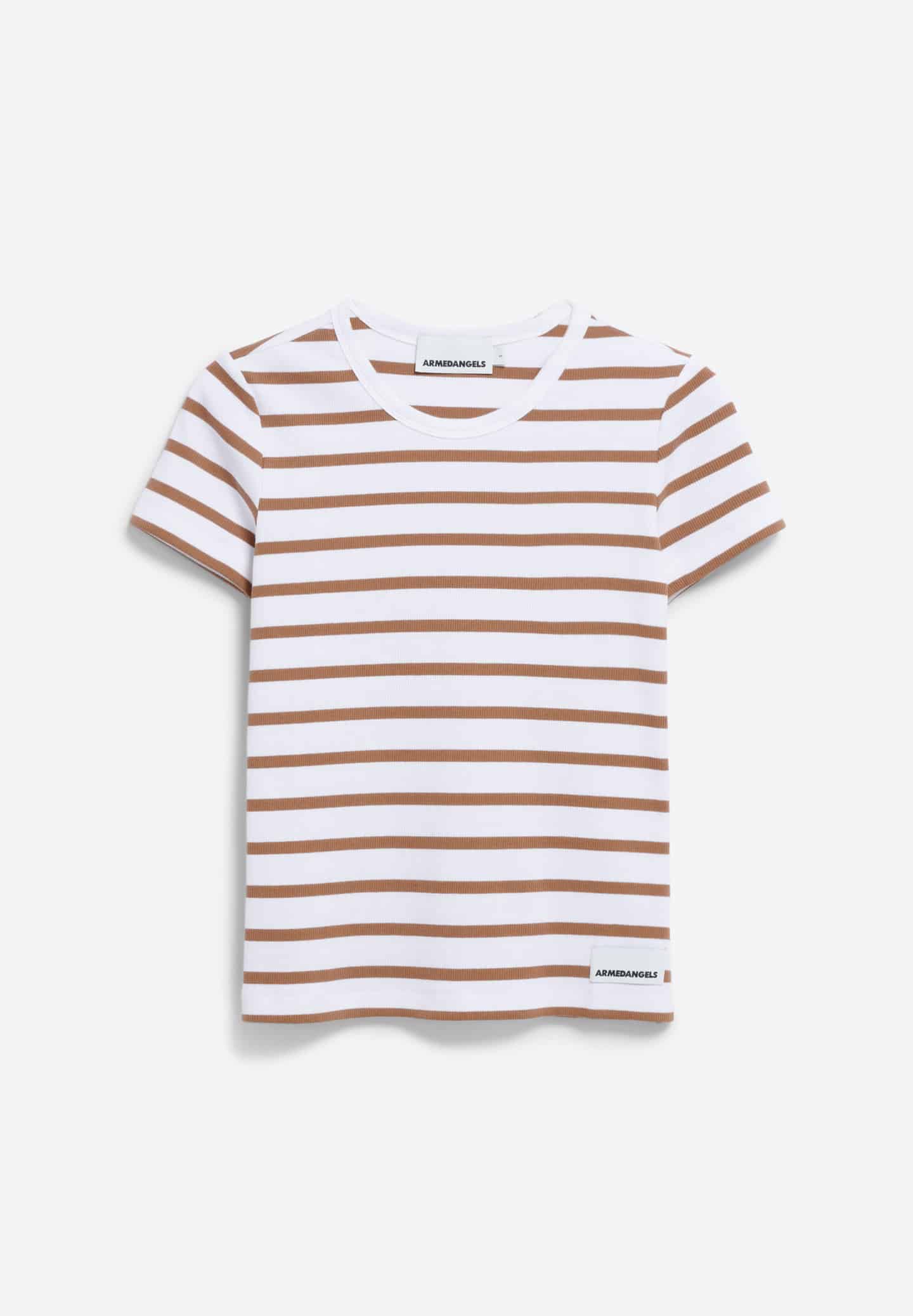 KARDAA STRIPES 3094 White-Pale Umber - LEEF mode en accessoires