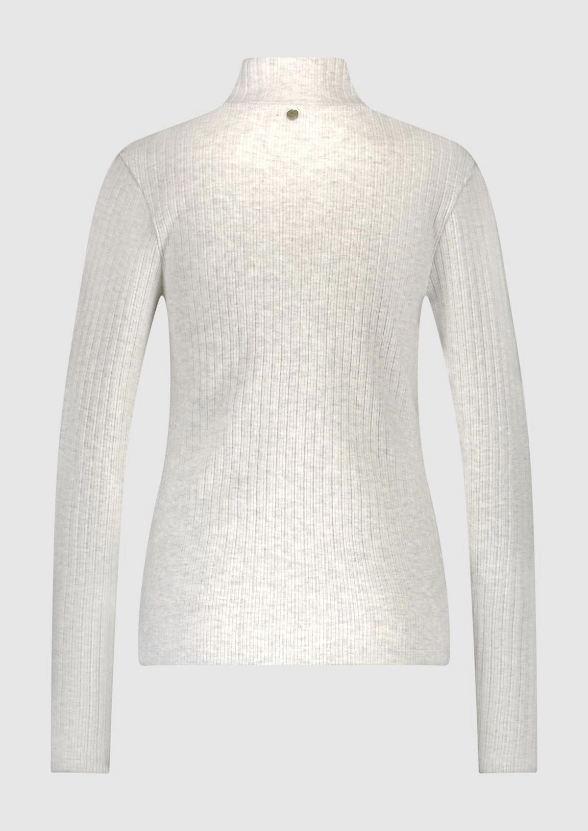 Kaia Top 4587 Light grey melange - LEEF mode en accessoires