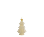 Kerstboom Star 5.4x9cm Cream - LEEF mode en accessoires