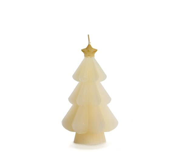 Kerstboom Star 8,6x15cm Cream - LEEF mode en accessoires