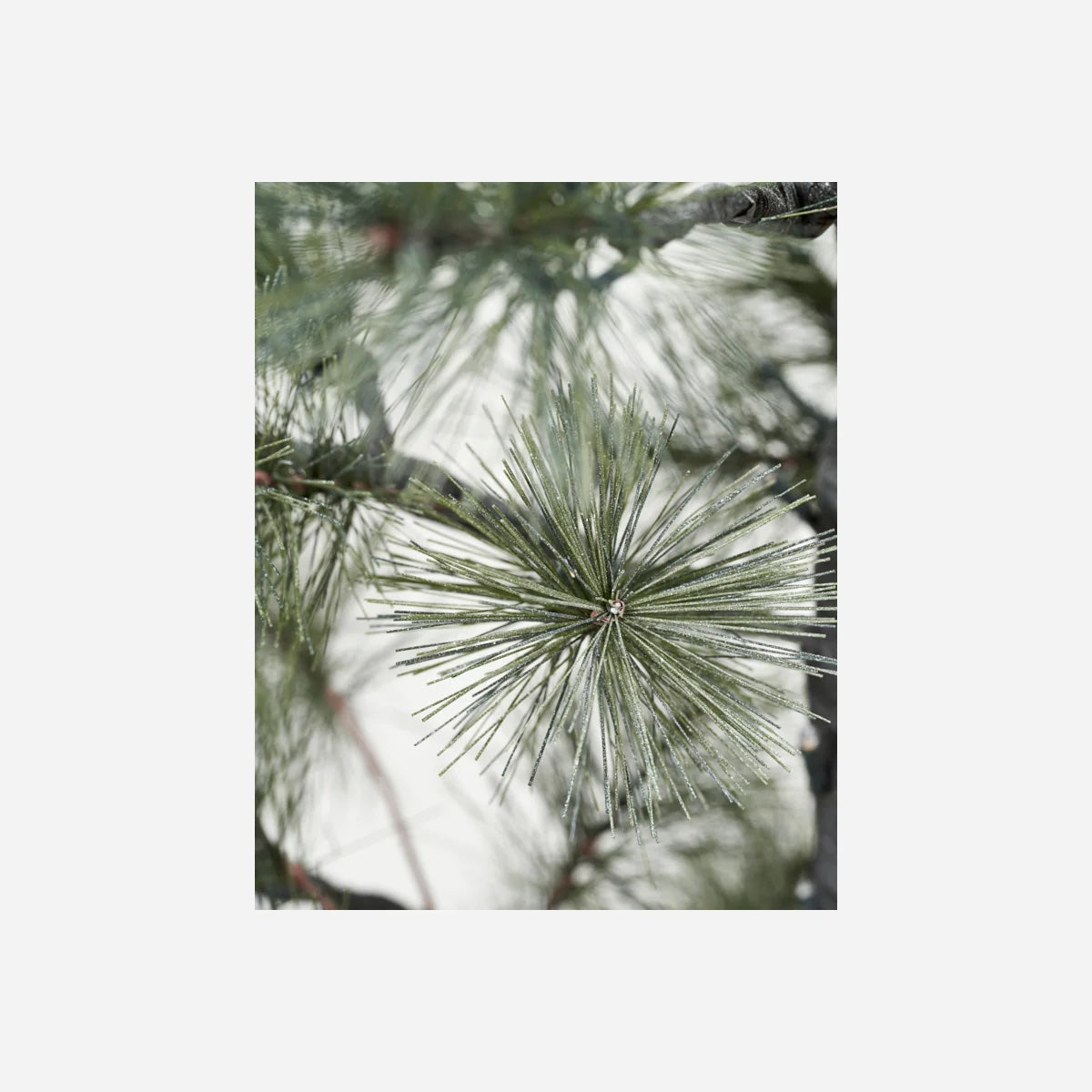 Kerstboom van House Doctor met LED-lampjes, hoogte 125 cm, met groene takken en verlichte kerstdecoratie.