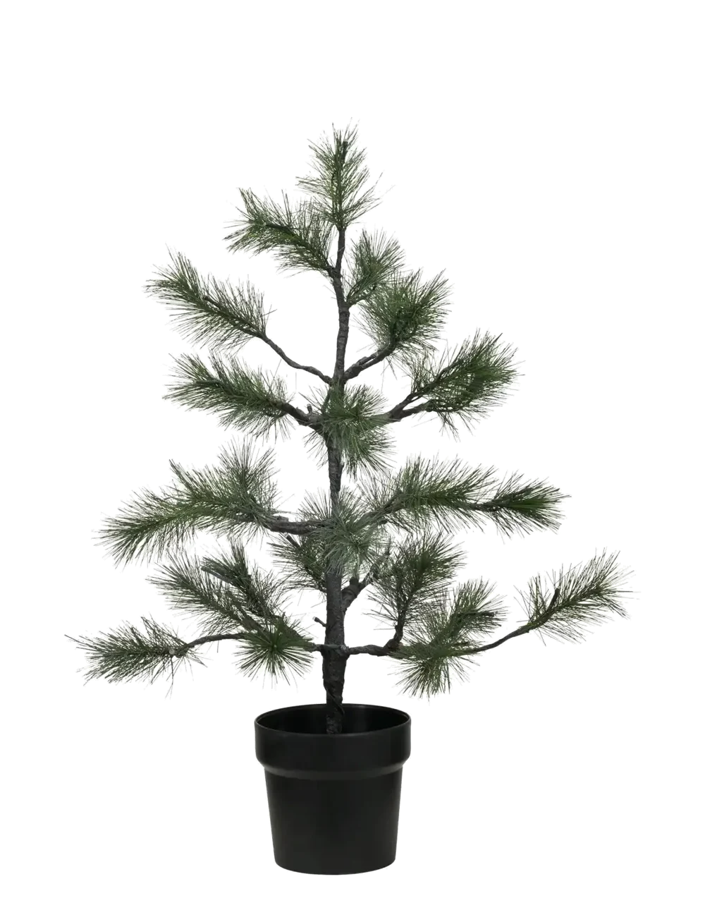 Kerstboom van House Doctor met LED-lampjes, hoogte 75 cm, met groene takken en feestelijke verlichting.
