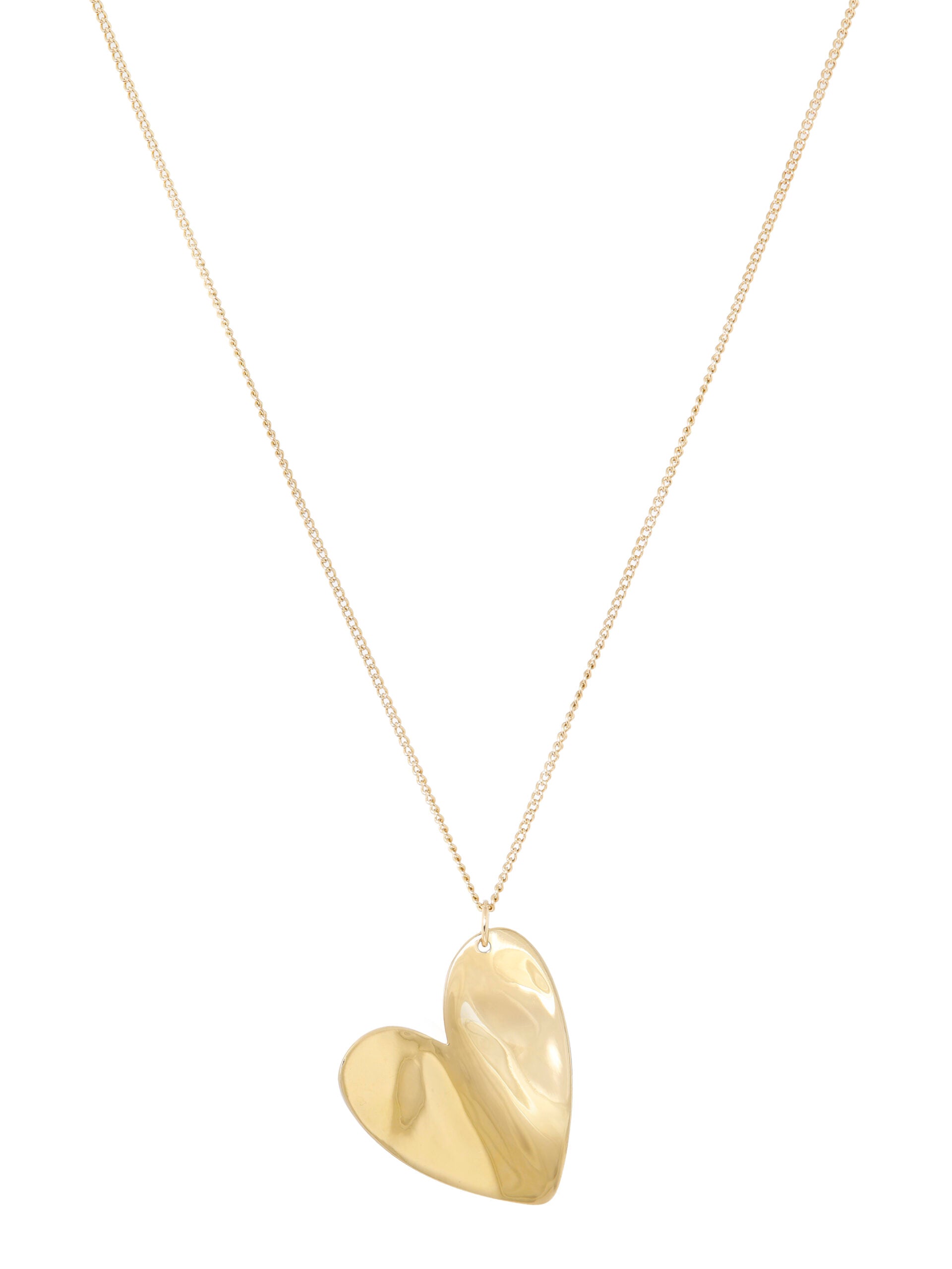 Ketting met rond LOVE hangertje goud - LEEF mode en accessoires