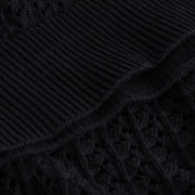 KnittedCardiganRosendalCrochetBlack__6