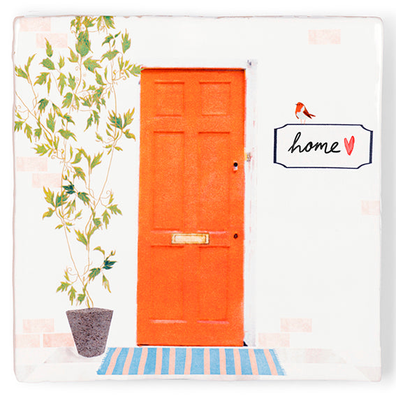 Knock knock who's there 10x10cm