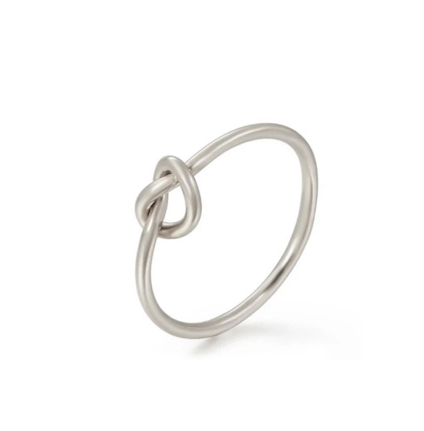 Knot Ring  Zilver