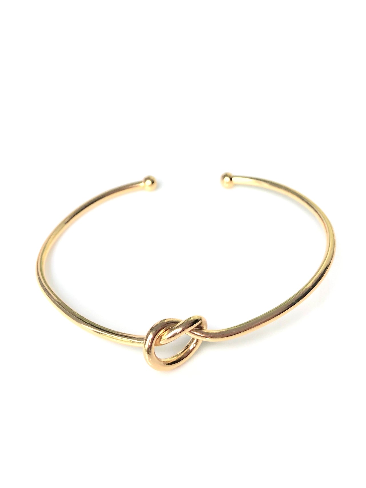 Knot bangle  goud